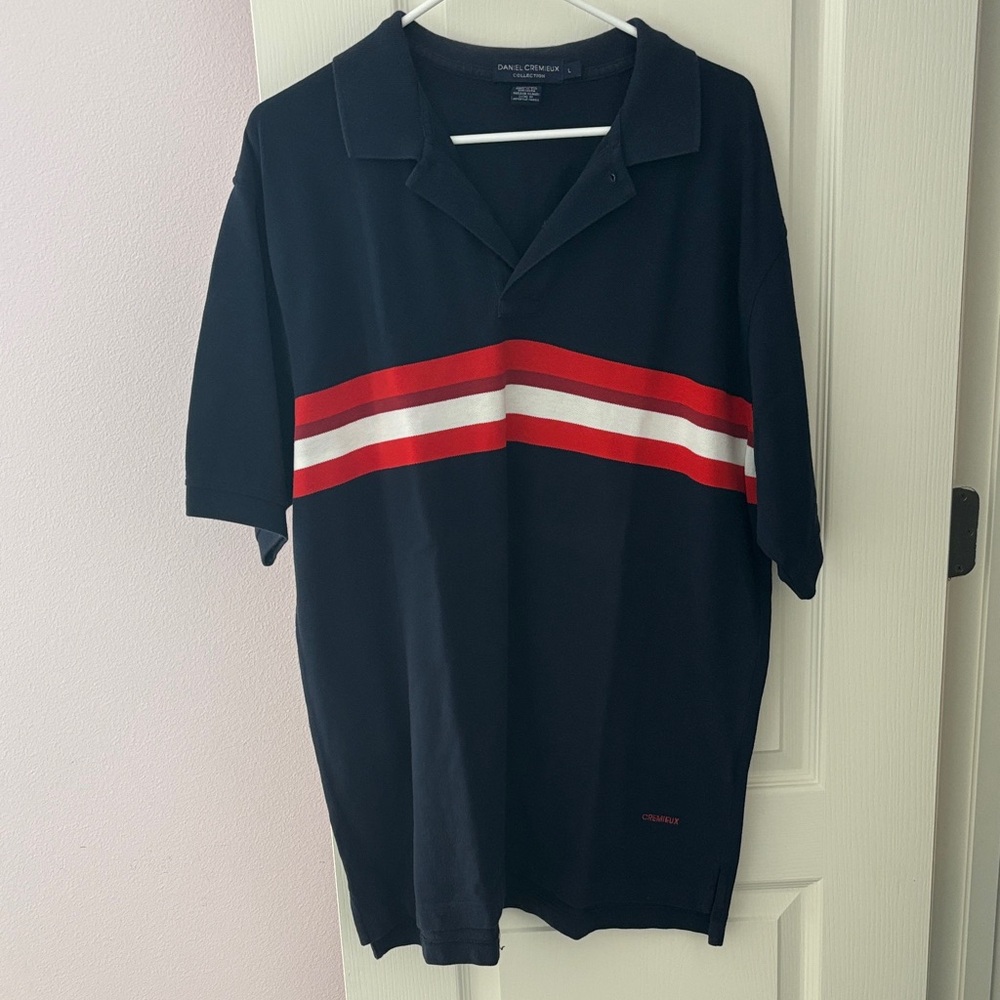 Daniel Cremieux Polo with Red and White Stripes